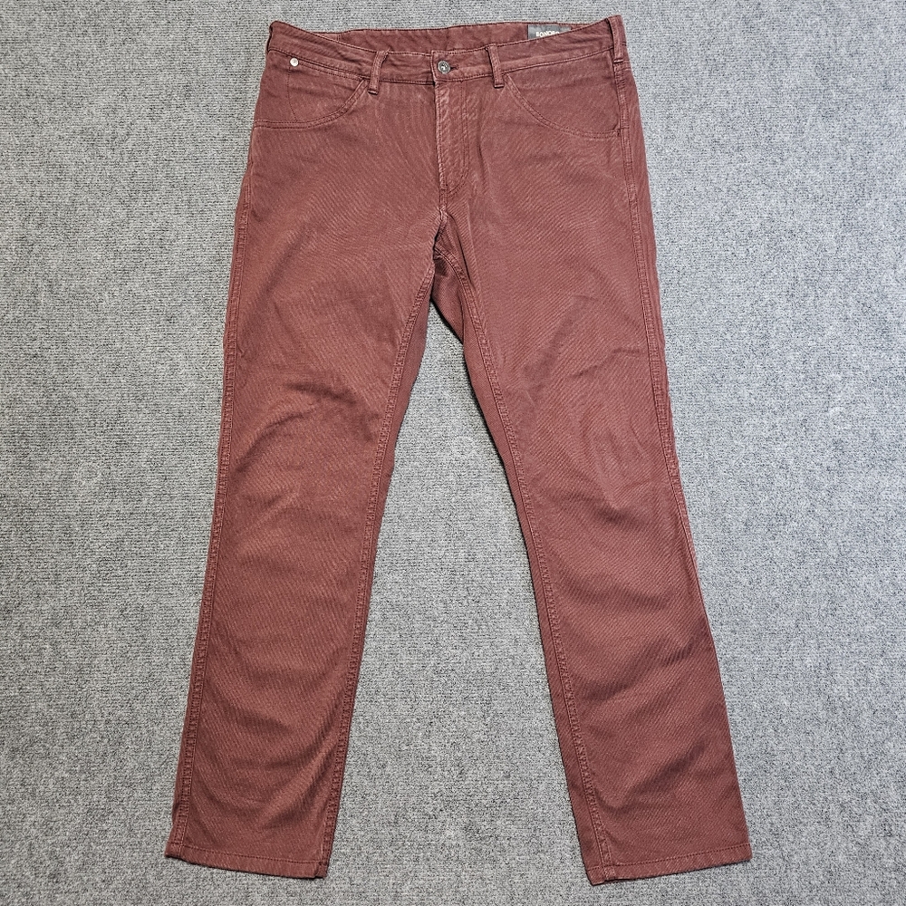 Bonobos Travel Pants 34x30 Brick Red Athletic Outdoor Mens Tailored Fit Stretch - Picture 1 of 13